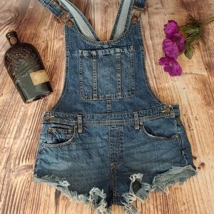 Free People Overall cutoff shorts 30